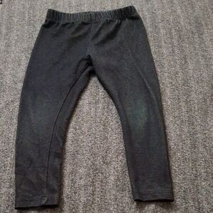 Blue Jean Leggings with Elastic Waistband